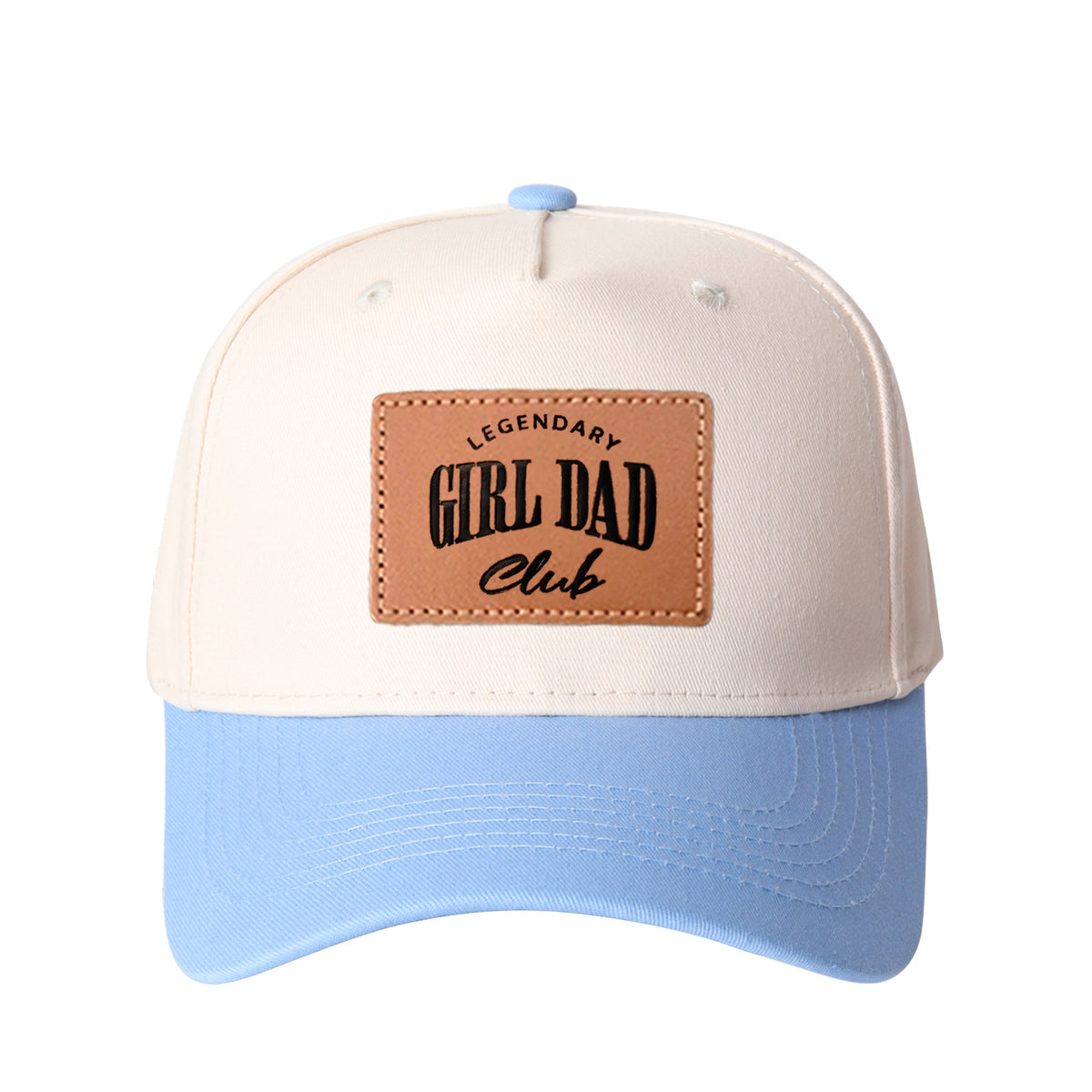 Legendary Girl Dad Club Leather Patch Trucker Hat