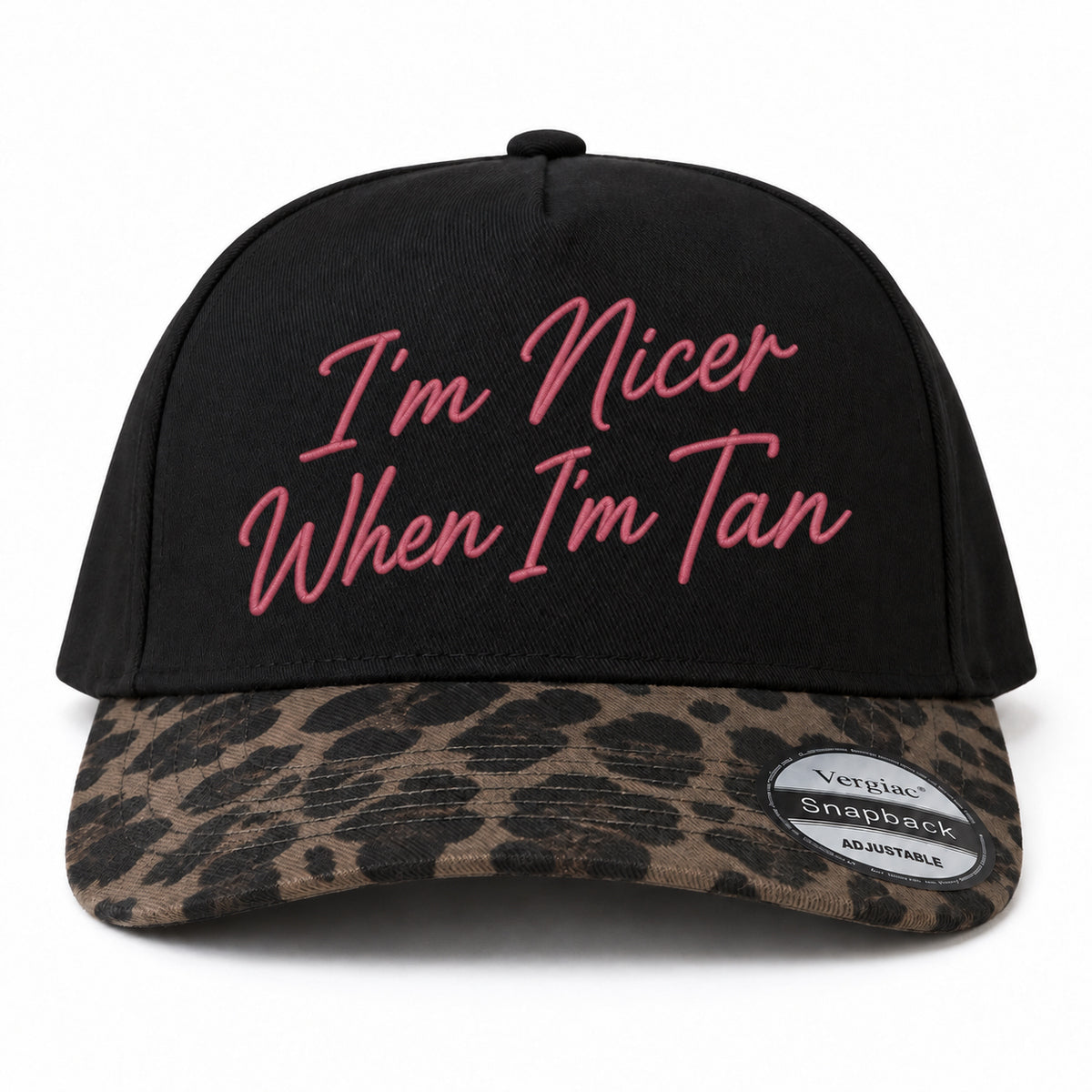 I'm Nicer When I'm Tan 5-Panel Trucker Hat
