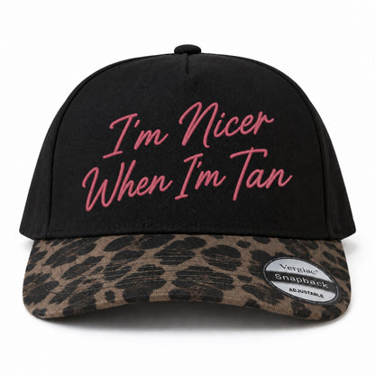I'm Nicer When I'm Tan 5-Panel Trucker Hat