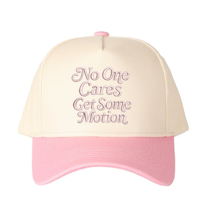 No One Cares Get Some Metion Embroidered Trucker Hat