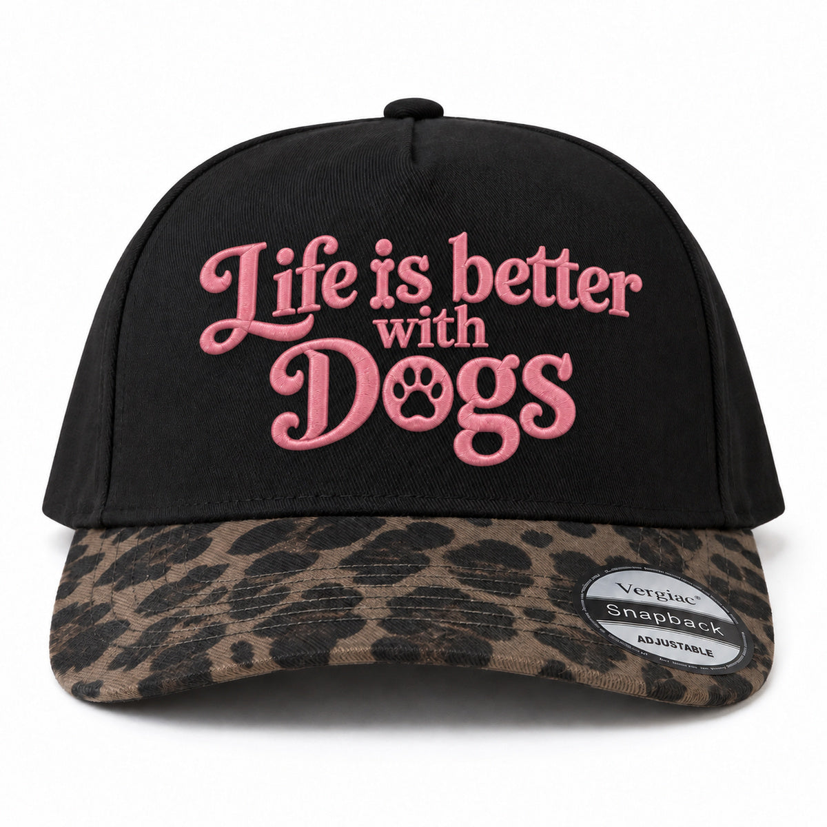 Life Is Better with Dogs 5-Panel Trucker Hat