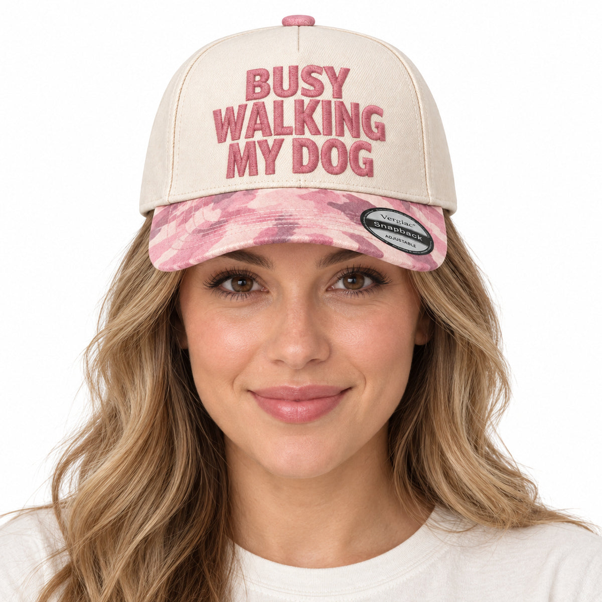 Busy Walking My Dog Pet-themed 5-Panel Trucker Hat