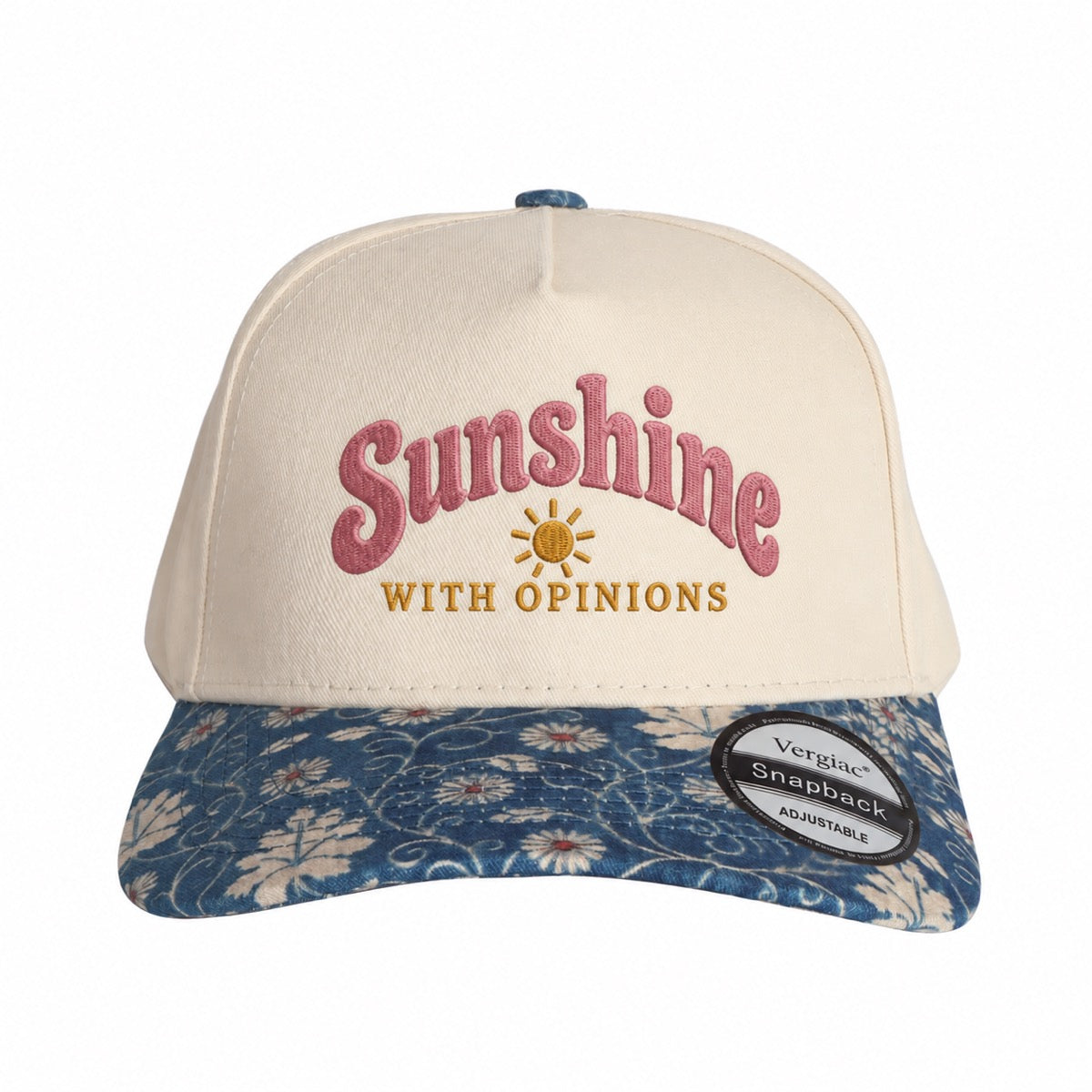 Sunshine With Opinions 5-Panel Trucker Hat