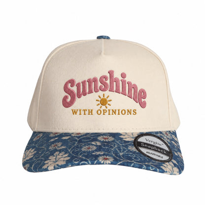 Sunshine With Opinions 5-Panel Trucker Hat