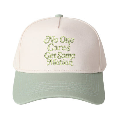 No One Cares Get Some Metion Embroidered Trucker Hat