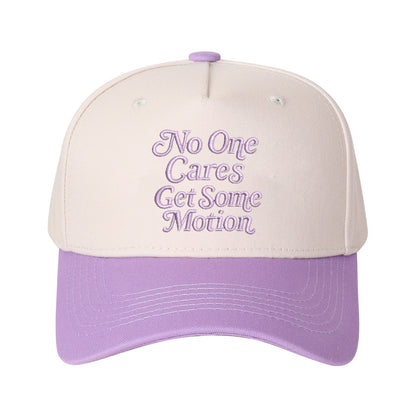 No One Cares Get Some Metion Embroidered Trucker Hat