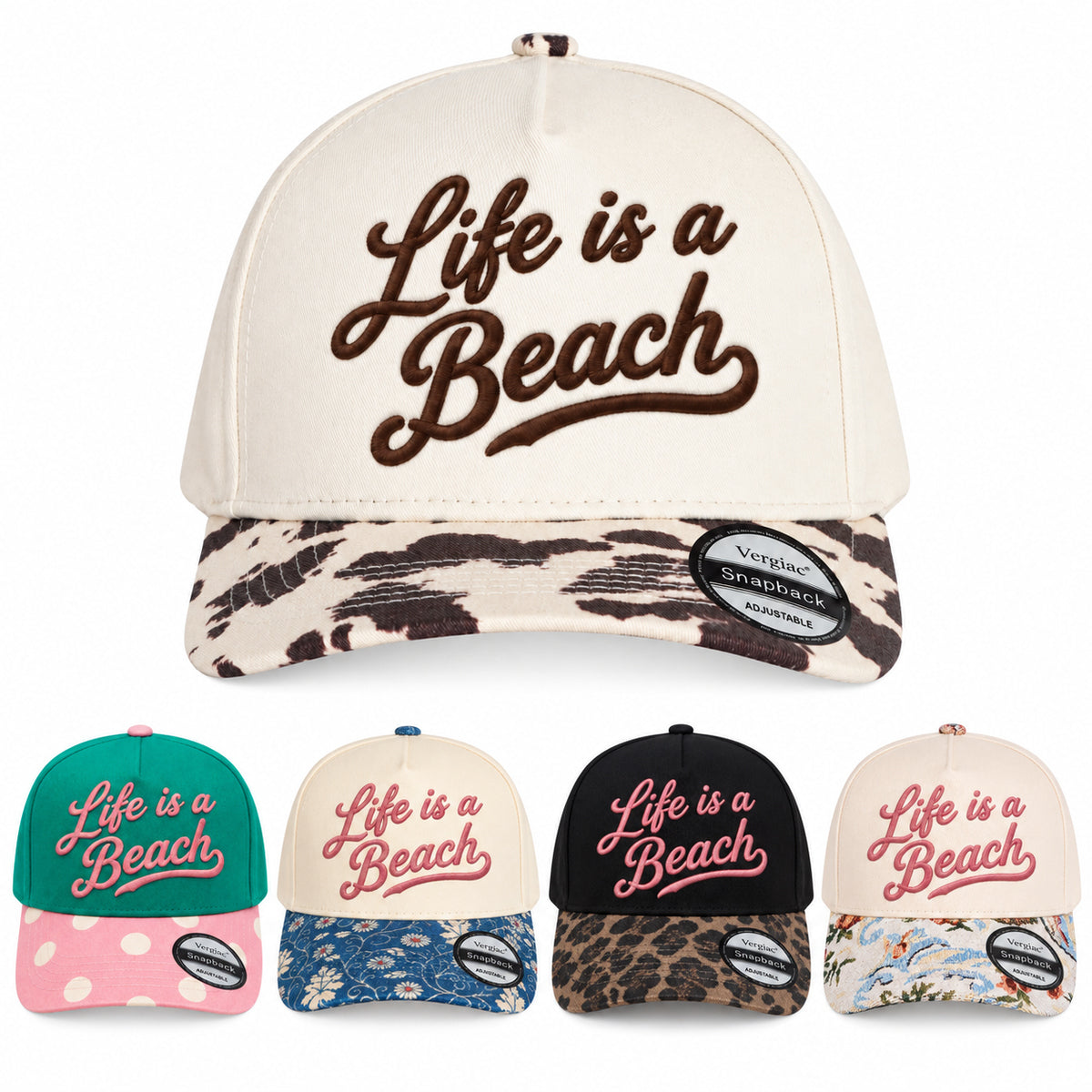 Life Is A Beach 5-Panel Trucker Hat
