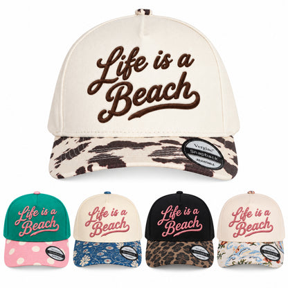 Life Is A Beach 5-Panel Trucker Hat