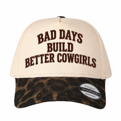Bad Days Build Better Cowgirls Western Cowboy 5-Panel Trucker Hat