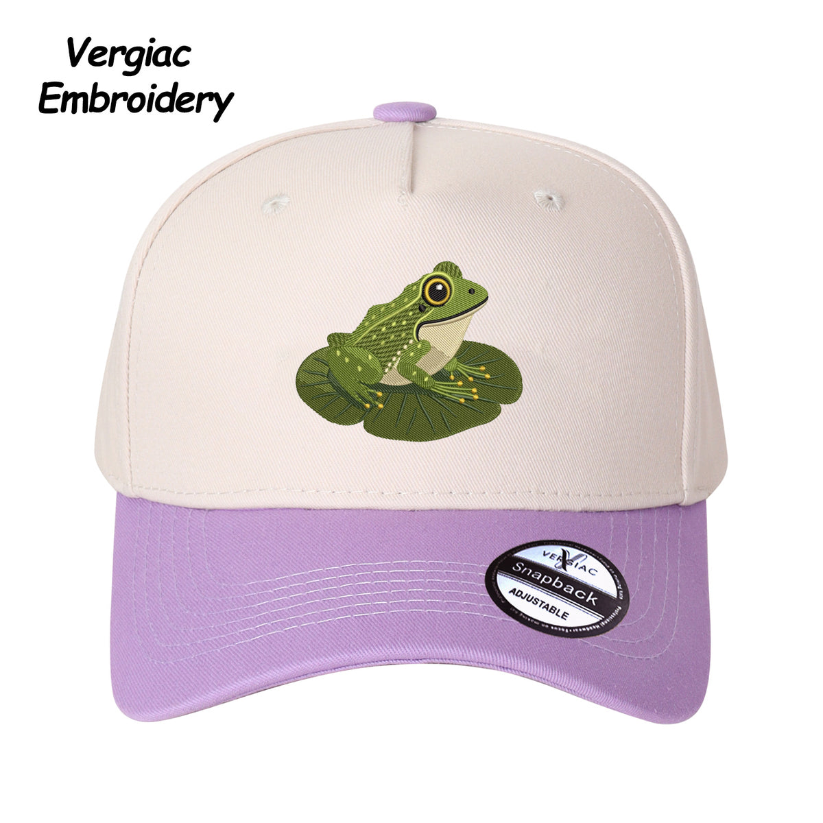 Frog Embroidered Trucker Hat