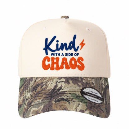 5-Panel Embroidered Cotton Trucker Hat with Printed Brim and Structured Front, Adjustable Unisex Baseball Cap, 1 Piece