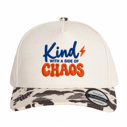 5-Panel Embroidered Cotton Trucker Hat with Printed Brim and Structured Front, Adjustable Unisex Baseball Cap, 1 Piece