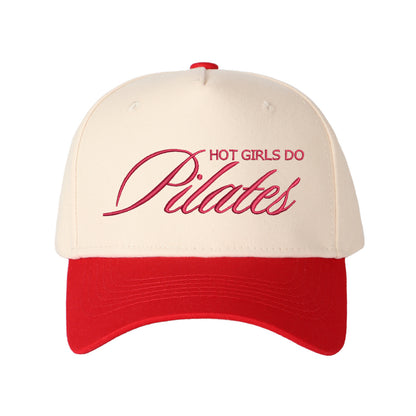 Hot Girls Do Pilates Embroidered Trucker Hat