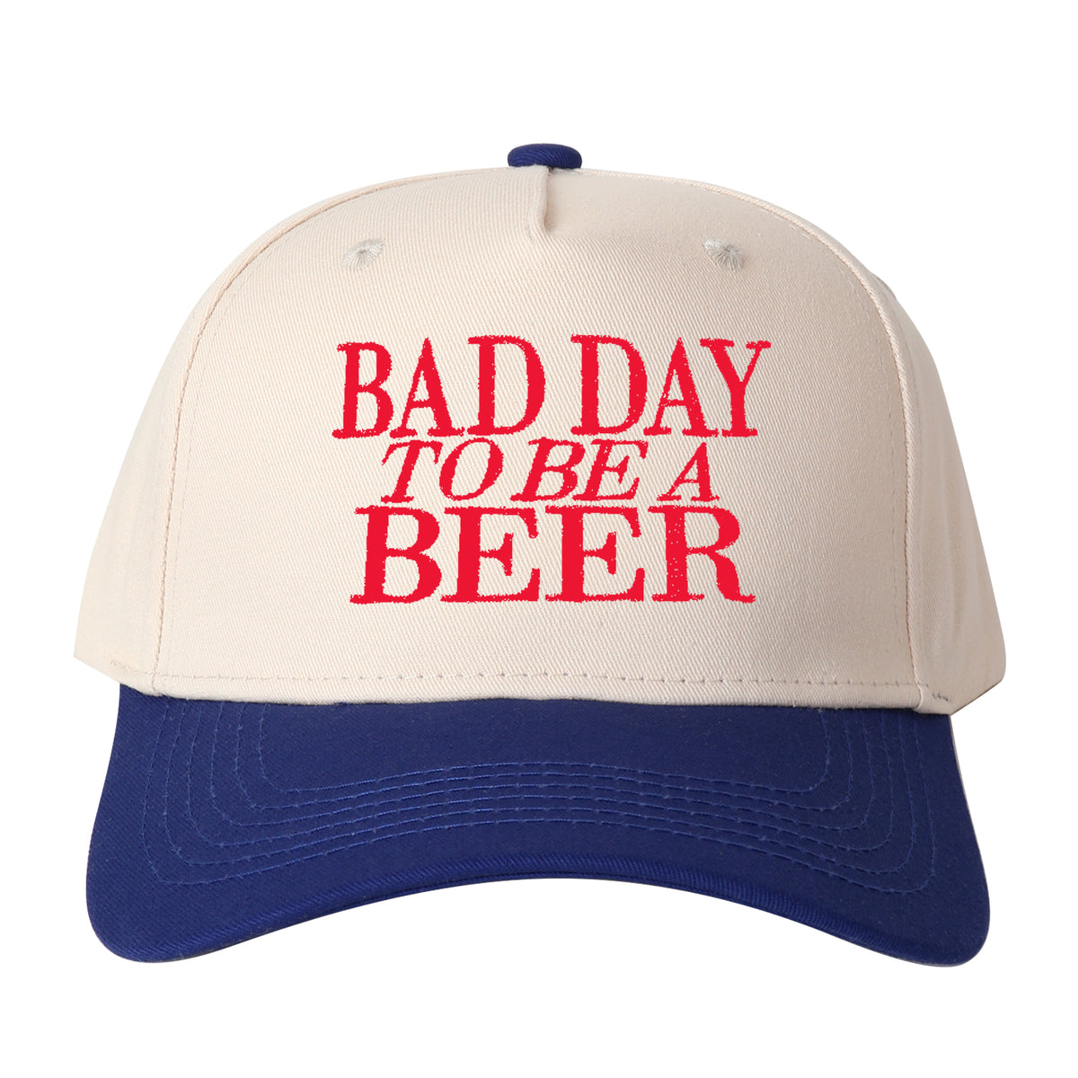 Bad Day To BE Embroidered Trucker Hat Humorous Novelty Statement Cap Unisex
