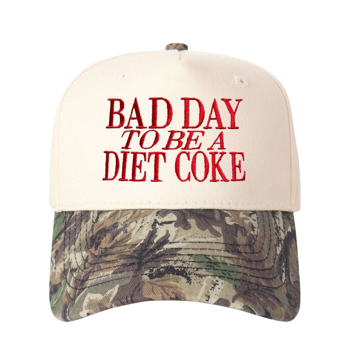 Bad Day To BE Embroidered Trucker Hat Humorous Novelty Statement Cap Unisex